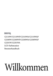 BenQ G2110WAP G2200W Benutzerhandbuch