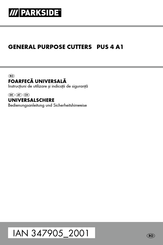 Parkside PUS 4 A1 Bedienungsanleitung Und Sicherheitshinweise