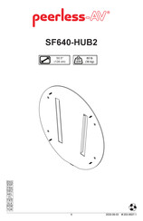 peerless-AV SmartMount SF640-HUB2 Montageanleitung