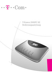 T-Mobile T-Eumex 2000PC SE Bedienungsanleitung