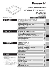 Panasonic CF-VCD281 Bedienungsanleitung