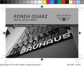 Bauhaus Ronda Quarz 505 Bedienungsanleitung