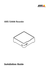 Axis S3008 Installationsanleitung