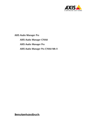 Axis C7050 Benutzerhandbuch