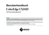 Eizo ColorEdge CS2420 Benutzerhandbuch