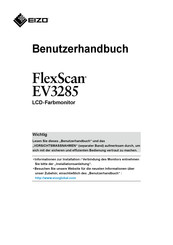 Eizo FlexScan EV3285 Benutzerhandbuch