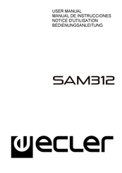 Ecler SAM312 Bedienungsanleitung