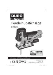 Duro Pro D-PS 851 Originalbetriebsanleitung