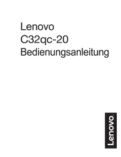 Lenovo C32qc-20 Bedienungsanleitung