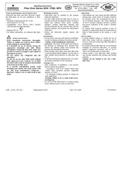 Emerson FDB-Serie Betriebsanleitung