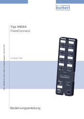bürkert ME64 FieldConnect Bedienungsanleitung