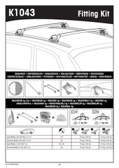 Yakima K1043 Montageanleitung