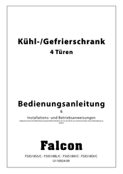 Falcon FSXS18SS/C Bedienungsanleitung & Installations- Und Betriebsanweisungen