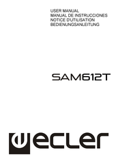 Ecler SAM612T Bedienungsanleitung