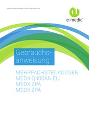 E-Medic MED4-Q400AN EU Gebrauchsanweisung