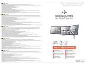 Newstar NEOMOUNTS NM-D775DX3WHITE Bedienungsanleitung