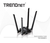 Trendnet TEW-809UB Schnellinstallationsanleitung