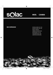 Solac NEO ESPRESSION CA4806 Gebrauchsanleitung