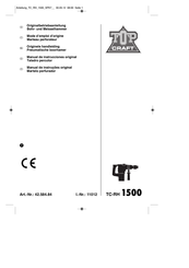 Top Craft TC-RH 1500 Originalbetriebsanleitung