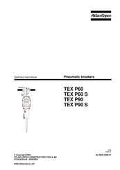 Atlas Copco TEX P90 Montageanleitung