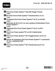 Toro Flex-Force Power System 51855T Bedienungsanleitung