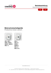 rosenberg MSD 2 Betriebsanleitung