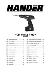 Hander HCD-14NX2-7-MDK Bedienungsanleitung
