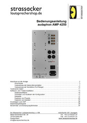 Strassacker audaphon AMP-4250 Bedienungsanleitung