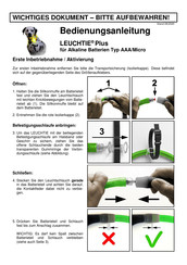 Leuchtie Plus Bedienungsanleitung