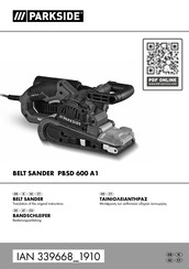 Parkside PBSD 600 A1 Bedienungsanleitung
