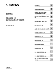 Siemens SIMATIC  ET 200SP HA Gerätehandbuch