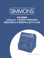 Simmons DA200S Bedienungsanleitung
