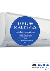 Samsung MALDIVES AR  MNSFPEWQN/X Serie Installationsanleitung