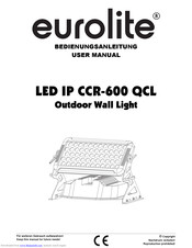 EuroLite LED IP CCR-600 QCL Bedienungsanleitung
