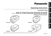 Panasonic AW-E655E Bedienungsanleitung