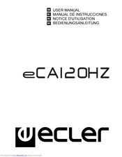 Ecler eCA120HZ Bedienungsanleitung