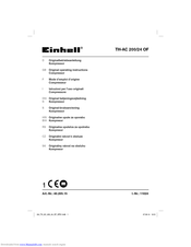 EINHELL TH-AC 200/24 OF Originalbetriebsanleitung