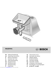 Bosch MUZ5FW1 Gebrauchsanleitung