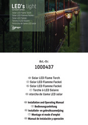 LED's light OUTDOOR Serie Bedienungsanleitung
