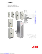 ABB ACS850 series Kurzanleitung