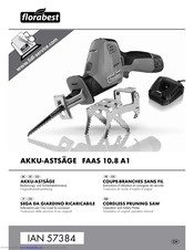 FLORABEST FAAS 10.8 A1 Bedienungs- Und Sicherheitshinweise Originalbetriebsanleitung