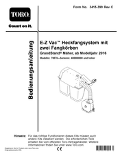 Toro E-Z Vac 78570 Bedienungsanleitung