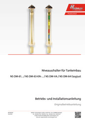 Bühler technologies NS OM-63 Serie Betriebs Und Installationsanleitung