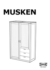 IKEA MUSKEN 1981349 Montageanleitung