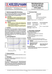 Kieselmann 6138 025 390-041 Betriebsanleitung