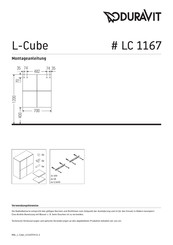 Duravit L-Cube Serie Montageanleitung