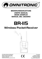Omnitronic BR-115 Bedienungsanleitung