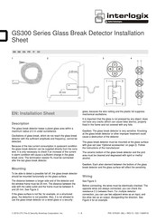 Interlogix GS303 Installationsanleitung