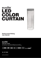 EuroLite LED Color Curtain Bedienungsanleitung