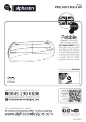Alphason Pebble PEB1100/3-BLK Montageanleitung